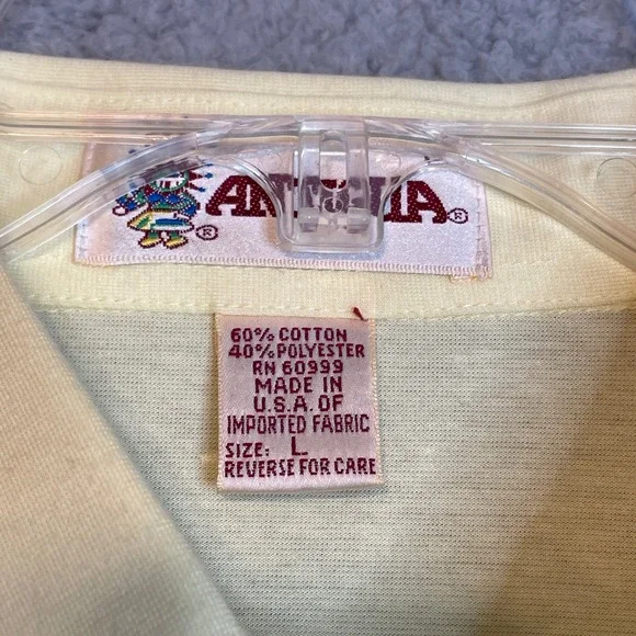 Vintage Steelers 60 Seasons Logo Polo Shirt Mens L Antigua NFL Football - Picture 3 of 6